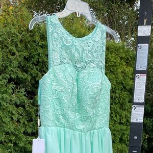 Mint Green Homecoming Dress